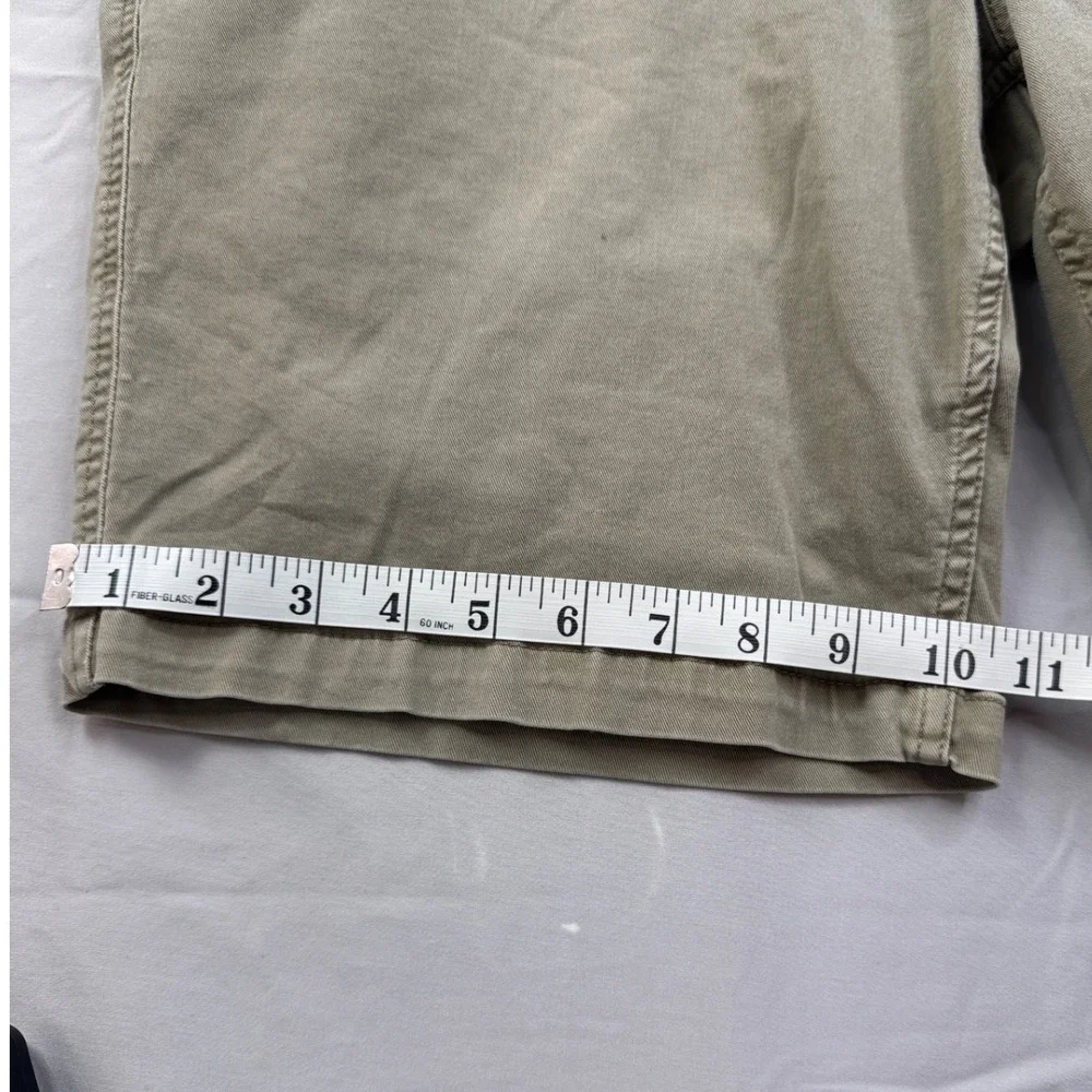 Dockers Mens Ultimate Chino Shorts Khaki Tan Stretch Flat Front‎ Size 38 x 9